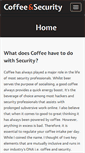 Mobile Screenshot of coffeeandsecurity.com